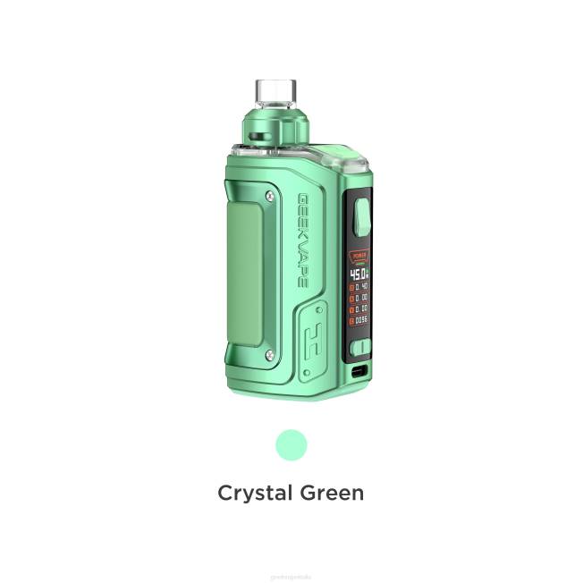 GeekVape h45 (aegis hero 2) kit pod mod edizione in cristallo verde cristallo J6F4143 GeekVape Italia